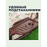 Качели садовые 3-местные, 236.5х138х181.5 см, 280 кг, Olsa, Турин, раскладываются в кровать, с москитной сеткой, коричневые, веточки, с825, металл - фото 18