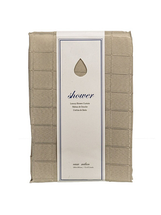 Штора для ванн 180х180 см, полиэстер, Бежевый, A310068