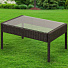 Мебель садовая Green Days, Веранда, коричневая, стол, 79х50х38 см, 2 стула, 1 диван, подушка бежевая, YTGTC103 - фото 5