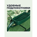 Качели садовые 3-местные, 225х136х172 см, 350 кг, Дублин, раскладываются в кровать, с москитной сеткой, зеленые, A51G.611, металл - фото 30