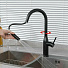 Смеситель для кухни, Gappo, выдвижной излив, с картриджем, черный, G4398-46 - фото 5