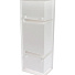 Шкафчик для ванной пластик, угловой правый, снежно-белый, Berossi, Hilton, АС 33201000 - фото 4