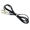 Кабель AVS, AU-61, с разъемом 3,5 jack - 3,5 jack (аудио) 1м, черный, A78398S
