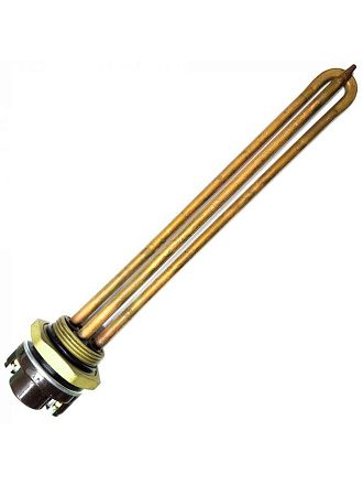 Тэн для водонагревателя универсальный, медь, 1.5 кВт, R42 мм, под анод, М6, RDT, термостат, 20 A, 70 градусов, C50301