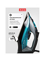 Утюг Rion, SZ-8016, 2200 Вт, керамика, вертикальное отпаривание, противокапельная система, 1.85 м, голубой - фото 6