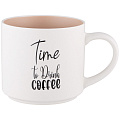 Кружка фарфор, 470 мл, Time To Drink Coffee, Lefard, 260-981