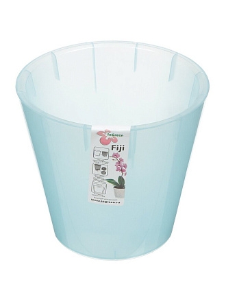 Горшок для цветов пластик, 1.6 л, 16х14.5 см, для орхидей, в ассортименте, InGreen, Фиджи, ING1558-НК