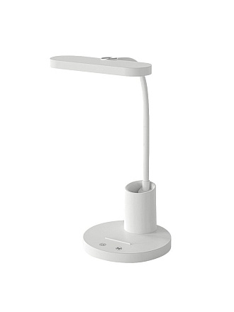 Светильник настольный сенсорный, 10 Вт, белый, белый, Uniel, ULM-D603 3000-6000K/DIM WHITE, UL-00011, с подставкой
