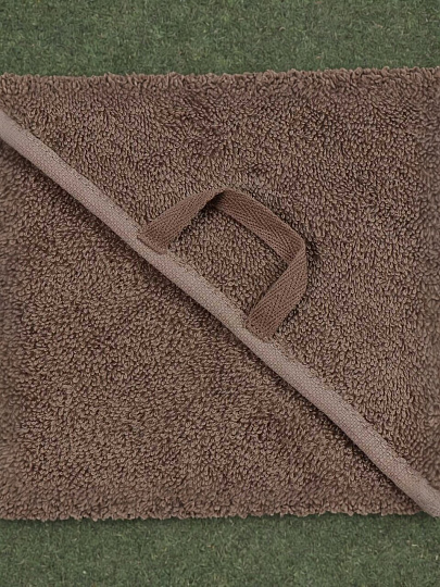 Полотенце банное 100х150 см, 100% хлопок, 450 г/м2, Модный штрих, Silvano, кофейное, Турция, FT-7-100-1381