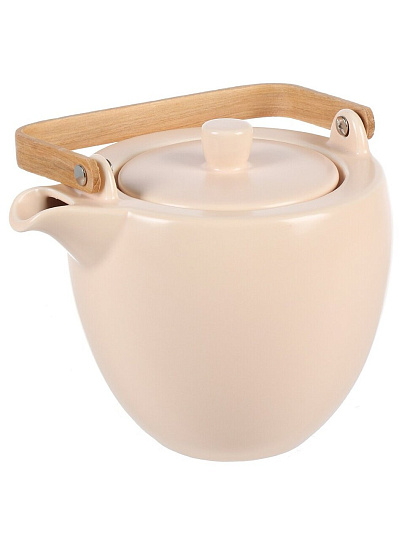 Чайник заварочный керамика, 1.125 л, Billibarri, Less Matt Apricot, 500-358