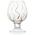 Бокал для бренди, 250 мл, стекло, 6 шт, Glasstar, Пламя, K2_1740_3