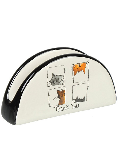 Салфетница доломит, 13.3х3.7х7.1 см, Daniks, Cats