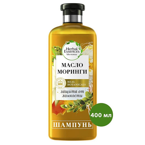 Шампунь Herbal Essences, Масло моринги, для всех типов волос, 400 мл