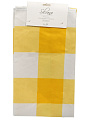 Полотенце кухонное 40х60 см, 100% хлопок, желтая клетка, Узбекистан, Узбекистан - фото 5