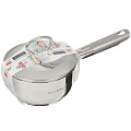 Ковшик из нержавеющей стали Wellberg WB/08038 с крышкой, 1 л