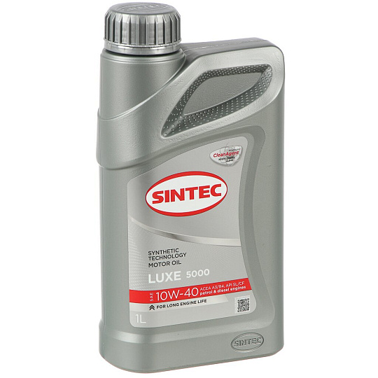 Масло моторное синтетическое, 10W40, Sintec, Luxe 5000, A3/B4 SL/CF, 1 л, 600231