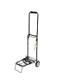 Тележка складная 31х36х88 см, металл, 25 кг, черная, Рыжий кот, BX-25ZP-2, 093530