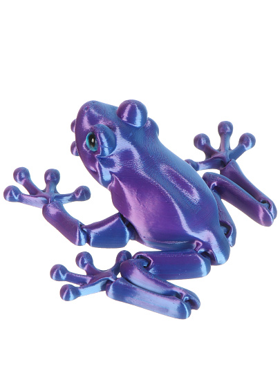 Подвижная 3D фигурка декоративная, 15х14 см, Лягушка