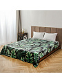 Плед евро, 200х220 см, велсофт жаккард, 100% полиэстер, Silvano, Пальмовый лист, зеленый, 200/142-CLF/LA - фото 2