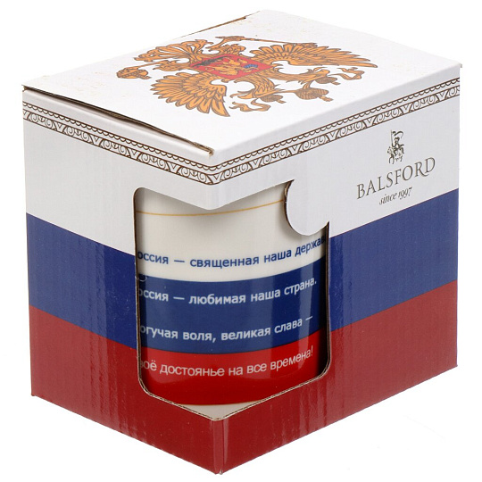 Кружка фарфор, 350 мл, национальная символика, Balsford, 138-09006