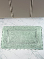 Коврик для ванной, 0.5х0.8 м, хлопок, ажурный край, фисташковый, Silvano, Лиона - фото 3