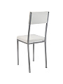 Стул 465х365х920 мм, белый/хром, сиденье квадратное, винилискожа, Модуль, Олимп - фото 7