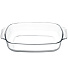 Набор посуды жаропрочное стекло, 3 шт, 2, 2.9, 3.7 л, прямоугольный, Daniks, HS0031 - фото 4
