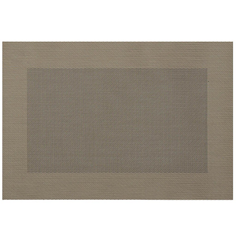 Салфетка сервировочная полимер, 45х30 см, прямоугольная, коричневая, Y3-1123