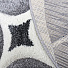 Ковер интерьерный 0.8х1.5 м, Silvano, Sedna Carving, овальный, цв. L.Grey/L.Grey, 09337B - фото 2