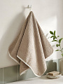Полотенце для рук и лица 35х75 см, 100% полиэстер, микрофибра, серые, Китай, Y4-12600-3