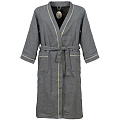 Халат унисекс, вафельный, 100% хлопок, серый, XL-XXL, 52-54, Barkas, AI-0106020 - фото 2