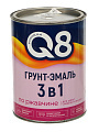 Грунт-эмаль Formula Q8, по ржавчине, алкидная, белая, 0.8 кг - фото 3