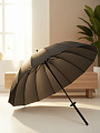 Зонт полуавтомат, трость, 16 спиц, 68 см, черный, Y4-11564