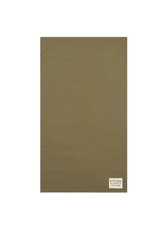 Полотенце кухонное 40х73 см, 220 г/м2, 100% хлопок, саржа, Этель, Kitchen, зеленое, Россия