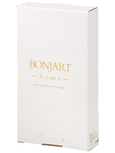 Ваза для фруктов, фарфор, на ножке, 25.4 см, Bonjart, Золотая линия, ТМ Глория, 202493