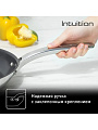 Сковорода нержавеющая сталь, 28 см, антипригарное покрытие, Tefal, Intuition, индукция, B8170644 - фото 6