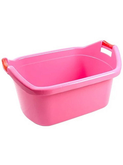 Таз пластик, 48 л, овальный, с ручкой, в ассортименте, Радиан, 10124010