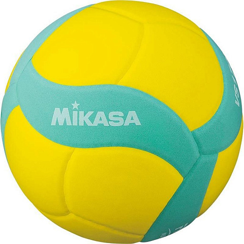 Мяч волейбольный MIKASA, №5, очень мягкая синт.кожа (ПУ), 18 п, VS170W-Y-G, 00-00008181