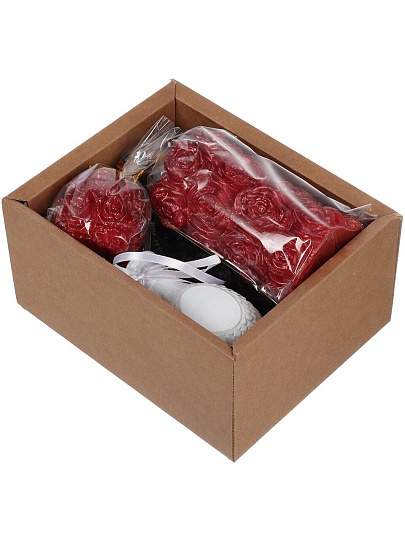 Подарочный набор фигурный, Evis, в комплекте фигурка- 2 шт, бутылочка белая интерьерная- 1 шт., 40 0097