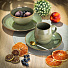 Тарелка десертная, керамика, 21 см, круглая, Verde зеленый, Daniks, ST2504-2 - фото 2