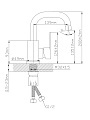 Смеситель для раковины, Potato, с картриджем, P10303S-2 - фото 2