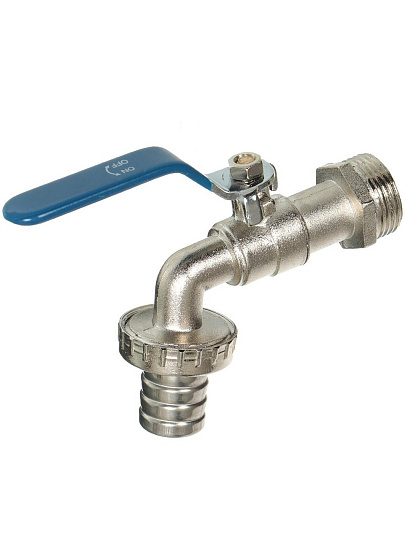 Кран водоразборный 3/4&quot;, со штуцером, AquaLink