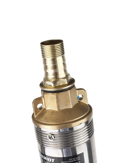 Насос скважинный, Patriot, 1 '', 25 м, 810 Вт, диаметр 75 мм, 40 м, максимальный напор 60 м, 2.7 м³/ч, термозащита, CP 6475 C