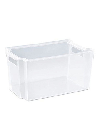 Ящик хозяйственный 6.5 л, 28.7х18.5х15 см, штабелируемый, прозрачный, Violet, Модуль S, 6665100