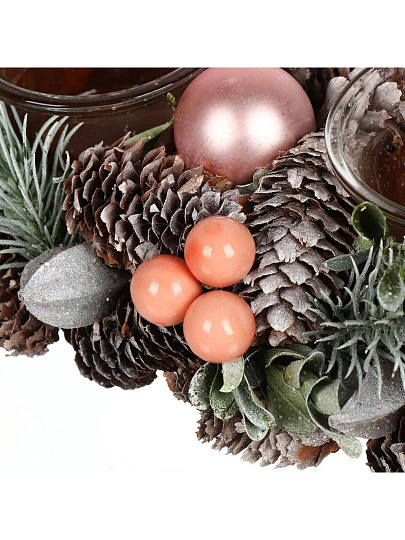 Подсвечник 2 свечи, 31 см, для свечи до 6.5 см, SYSGZSA-4623087