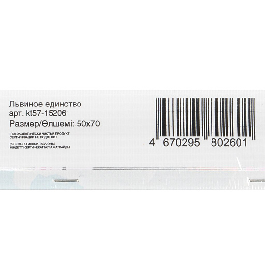 Картина холст, 50х70 см, Львиное единство, kt57-15206