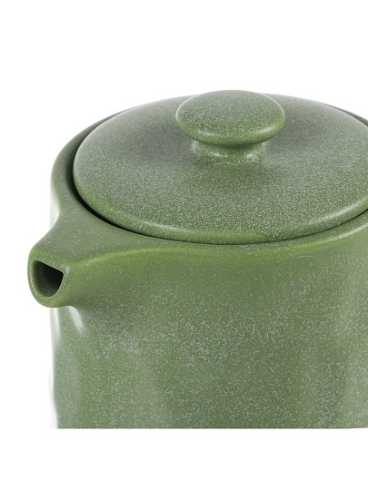 Чайник заварочный керамика, 0.85 л, Billibarri, Old Clay, 500-259, зеленый