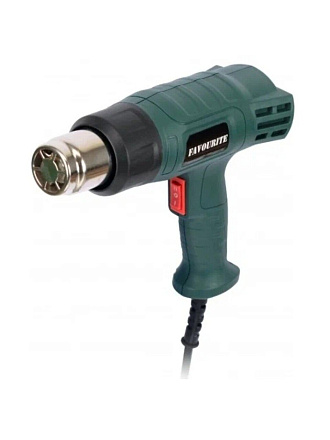 Фен строительный Favourite, FHGP 2000K, 2000 Вт, 500 л/мин, 400 °C, 600 °C, 2 скорости, с кейсом, 119112000