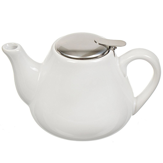 Чайник заварочный керамика, 0.95 л, Loraine, 23056-4, белый