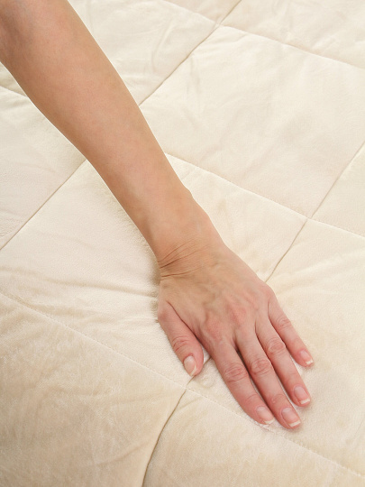 Покрывало евро, 240х260см, 100%пэ, Silvano, Аврора, песоч